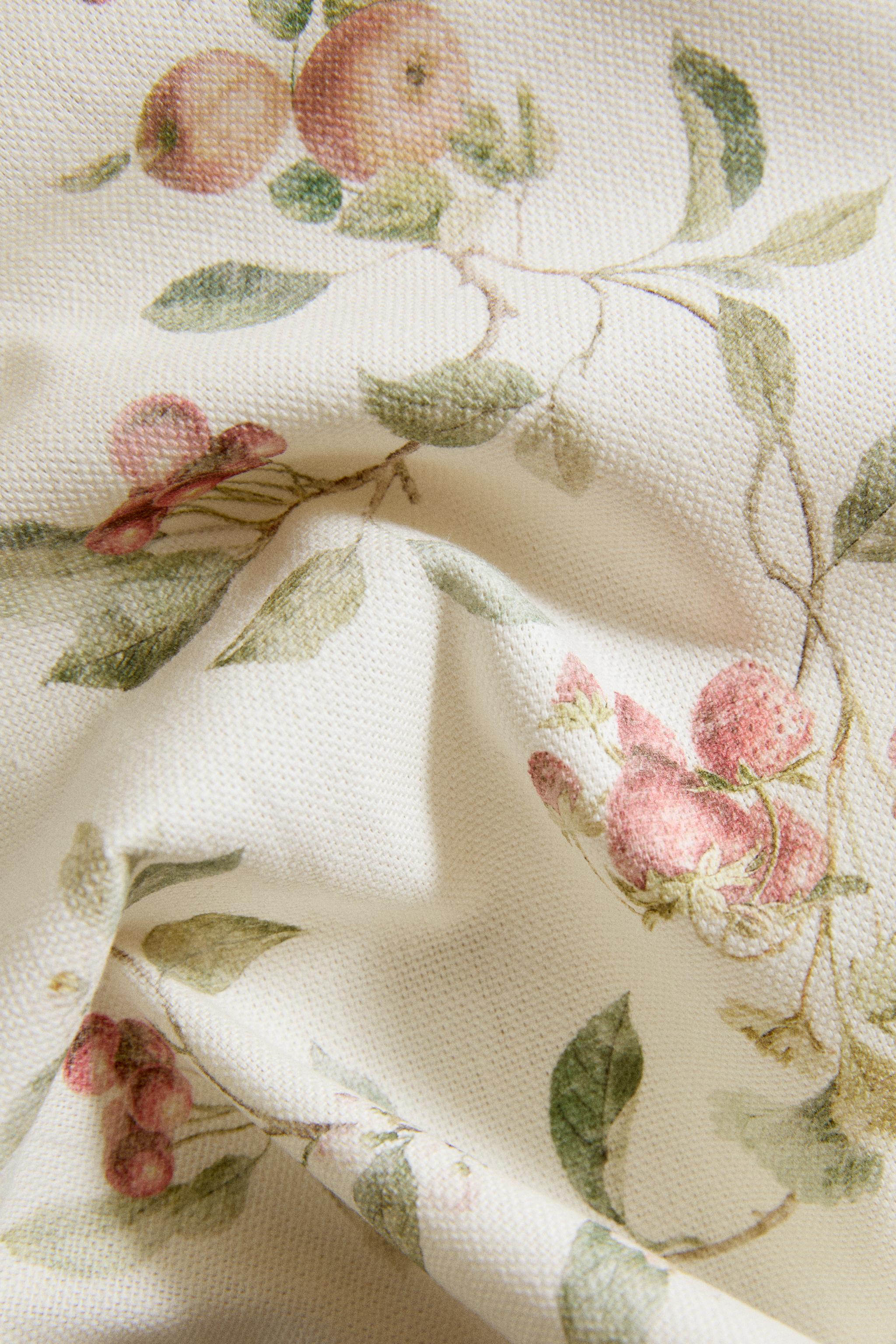 NAPPE IMPRIMÉ BOTANIQUE